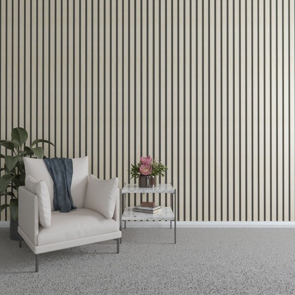 Ekena Millwork 48H x 3/8T Adjustable Wood Slat Wall Panel Kit w/ 2W Slats, Birch contains 22 Slats SWW66X48X0375BI - main